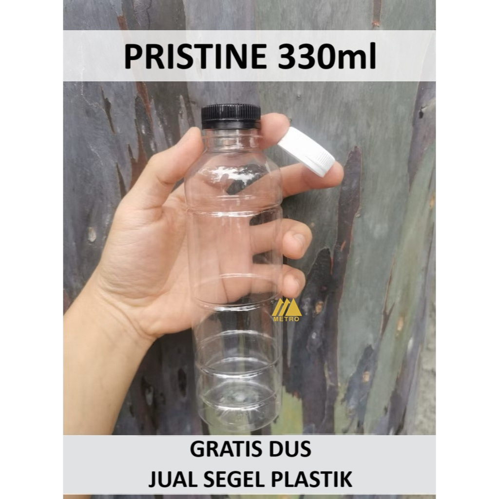 Gratis DUS - Set (Botol+Tutup)  - Botol PRISTINE 330ml 330ml SN Almond Jus Plastik SN / Botol 330ml 