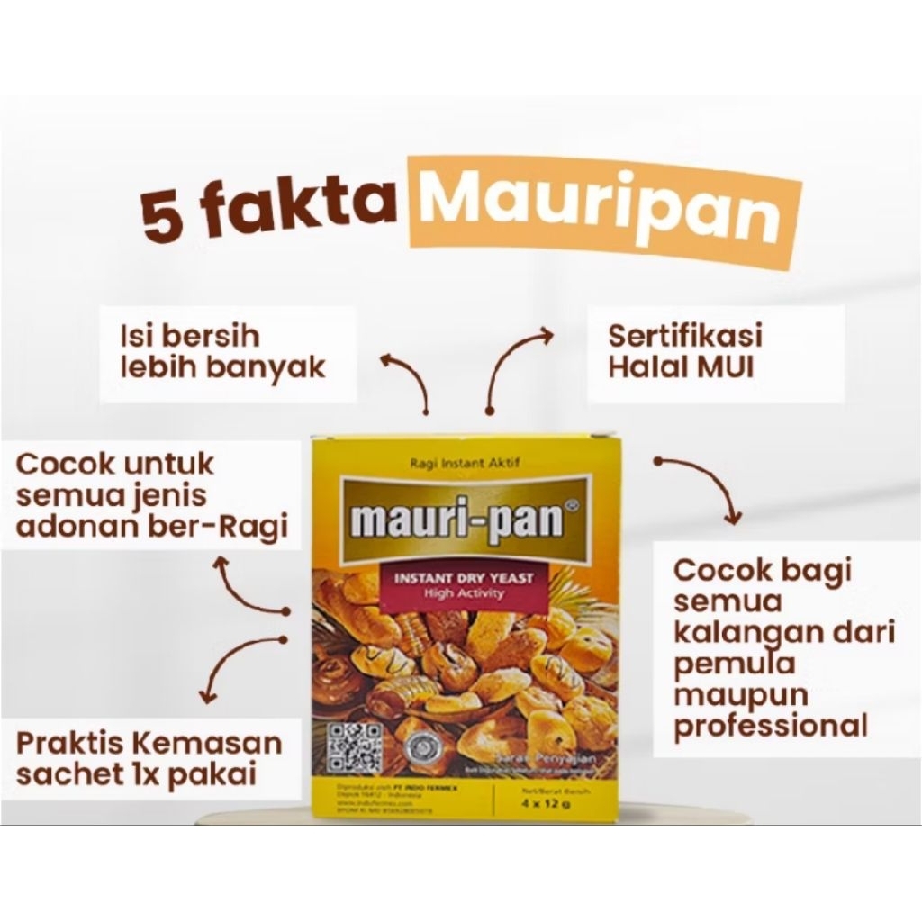 

MAURIPAN RAGI KERING SASET 4X12GR