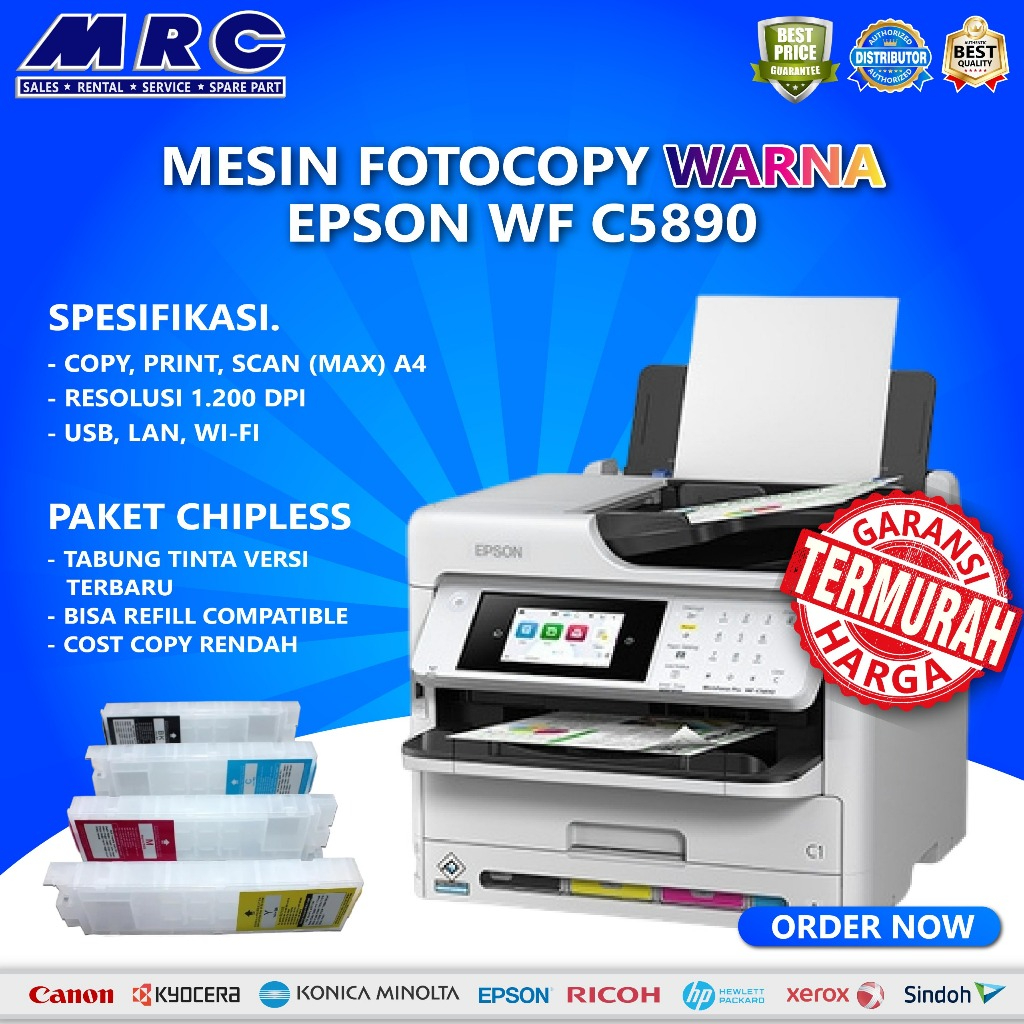 MESIN FOTOCOPY WARNA EPSON WF C5890