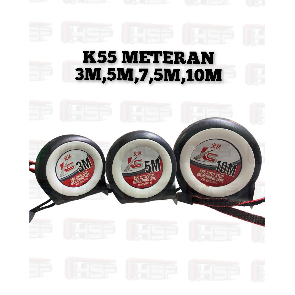 K 55 METERAN ALAT UKUR METERAN KUAT 3M - 10M