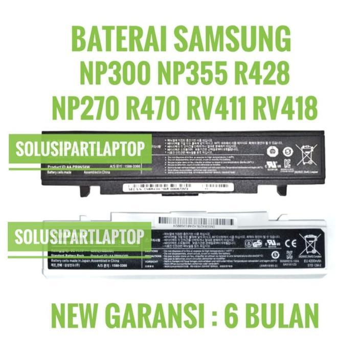 Baterai laptop Samsung R428 Np355 Np300 Np355e4x - Hitam