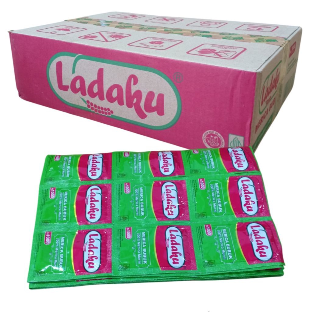 Ladaku Merica Bubuk 1 Dus Isi 48 Renceng / 576 Sachet