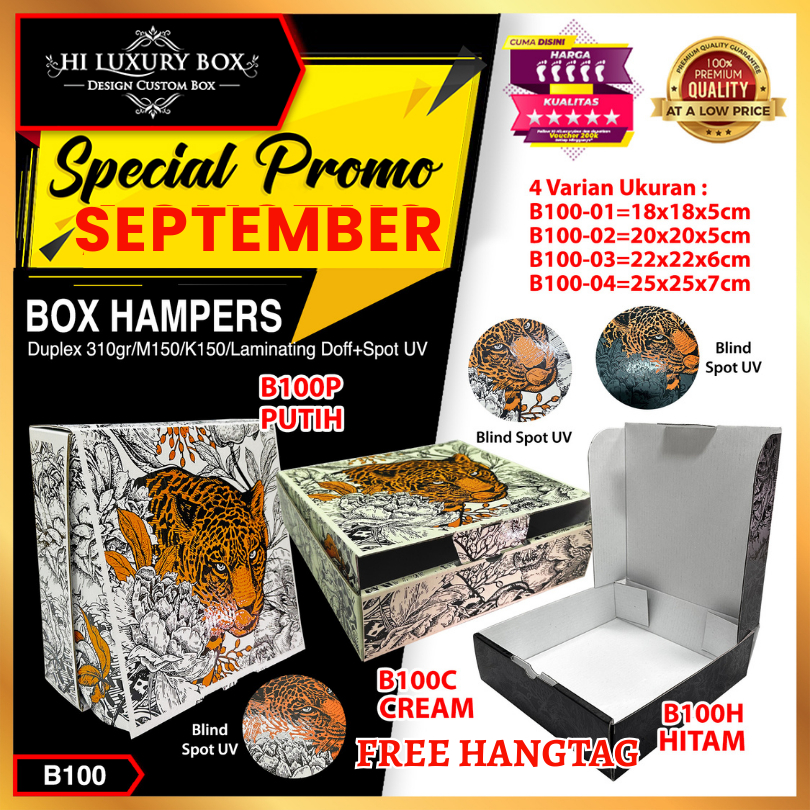 

Kotak kado/ Dus Packaging baju/ Box spot uv leopard /B100