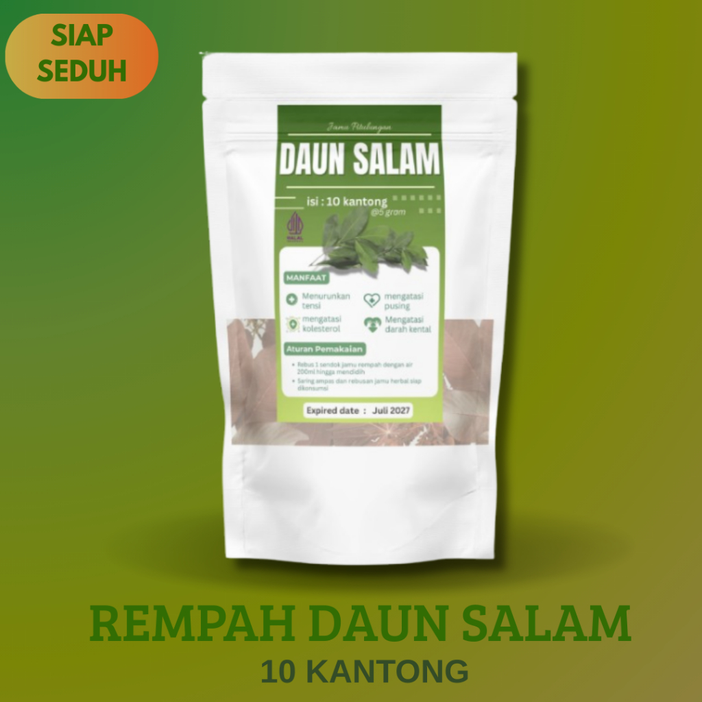 

rempah herbal daun salam 10 kantong