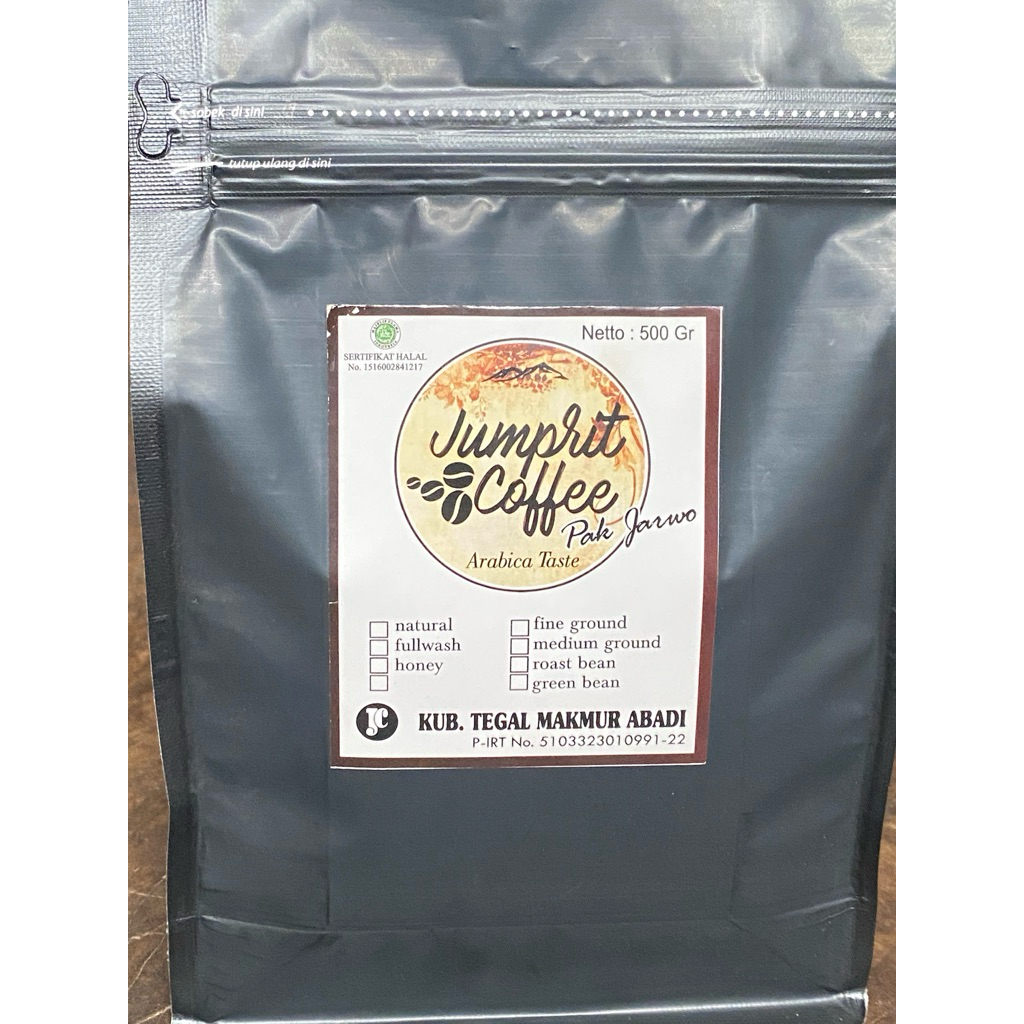 

kopi arabica pak jarwo