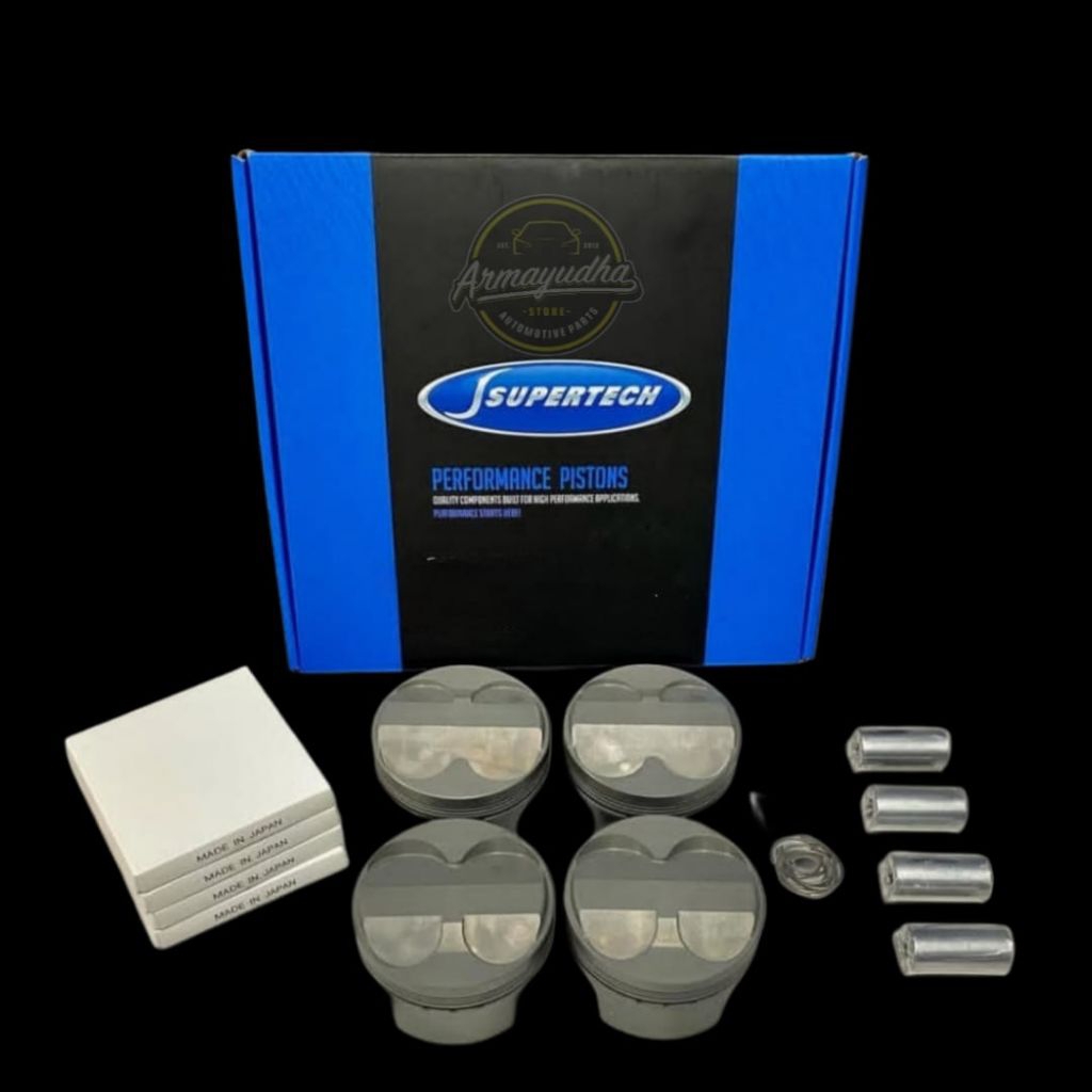 Piston kit racing supertech Honda B16A B16B B18C VTEC
