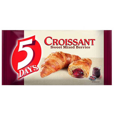 

5Days Roti Croissant Isi Selai Mixed Berries 60 g