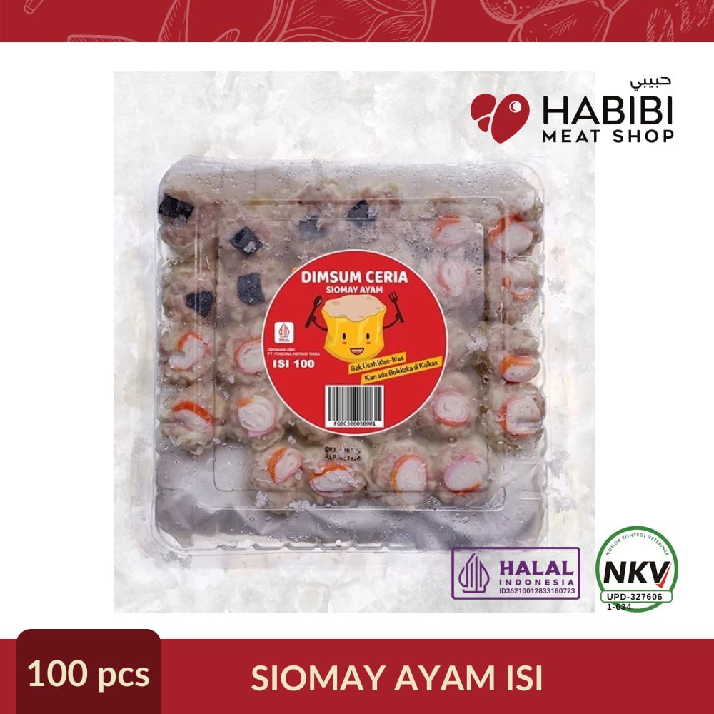 

BOLEKAKA DIMSUM CERIA SIOMAY AYAM ISI 100