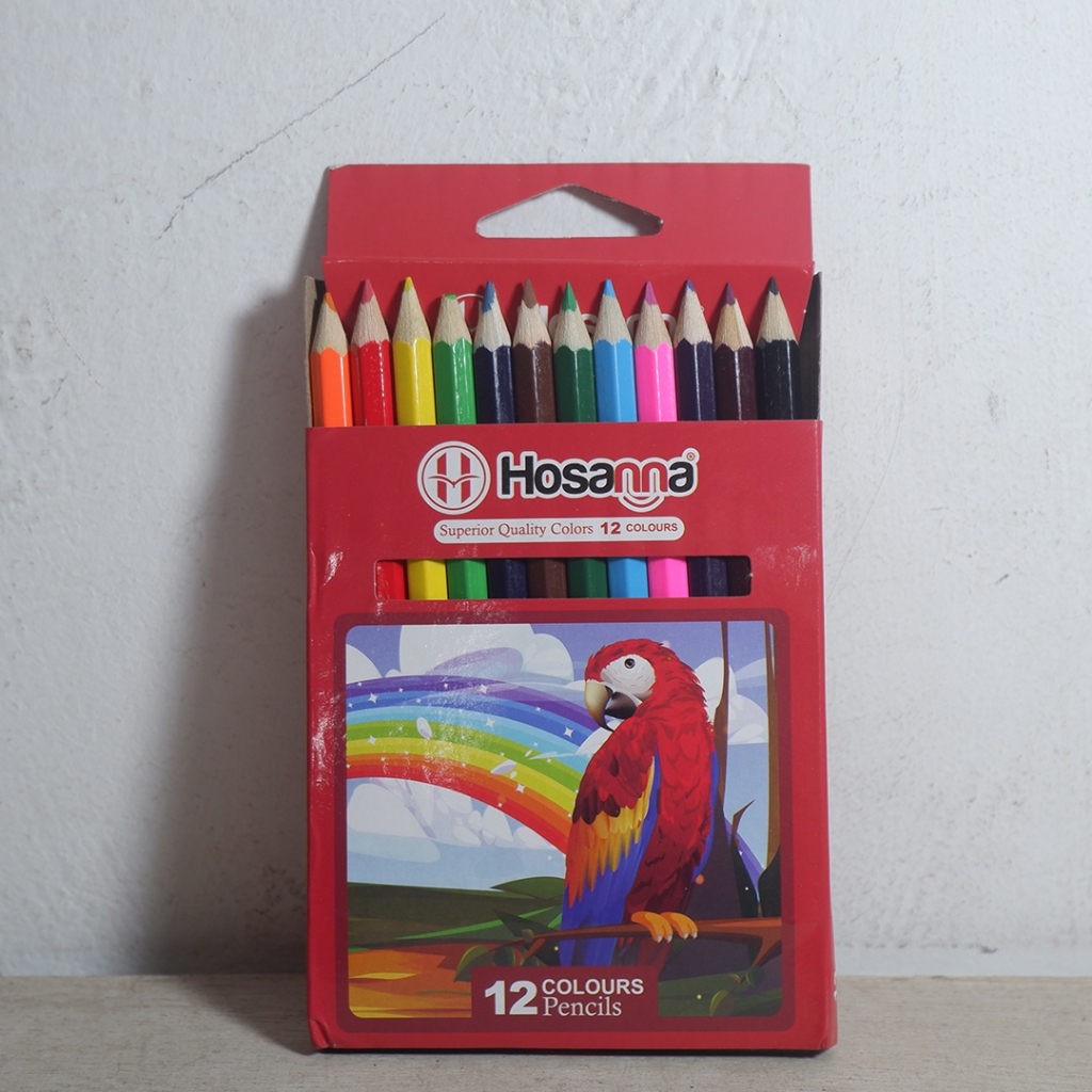 

Squair Pensil Kelir Kayu Warna Pendek Murah Squeezy 12 pcs