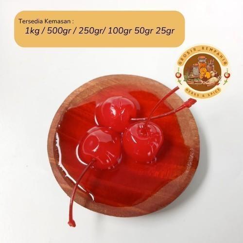 

Cery merah tangkai / Cherry maraschino tangkai / Chery merah tangkai