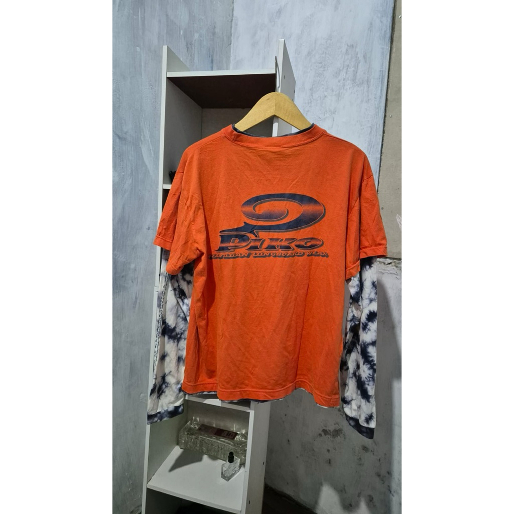 Kaos lengan panjang orange