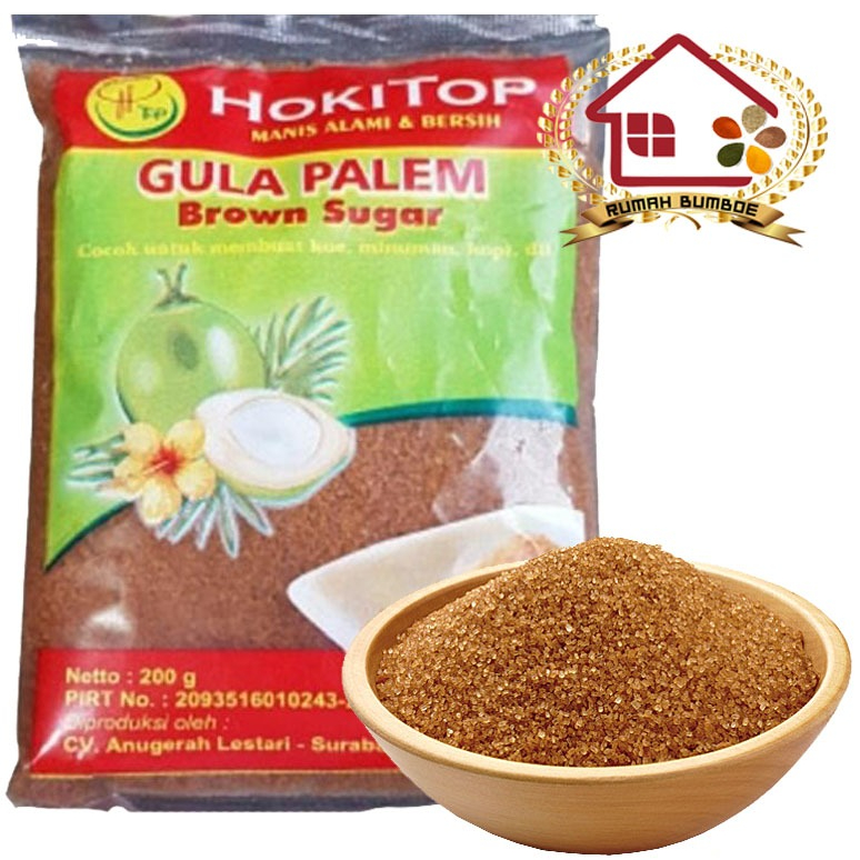 

(250 gr) HOKITOP Gula Palem Brown Sugar Gula Palm Aren Food Manis