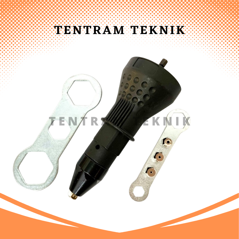 Adaptor Bor Rivet Bull / Adaptor Bor Menjadi Rivet (sambungan bor menjadi tang rivet)