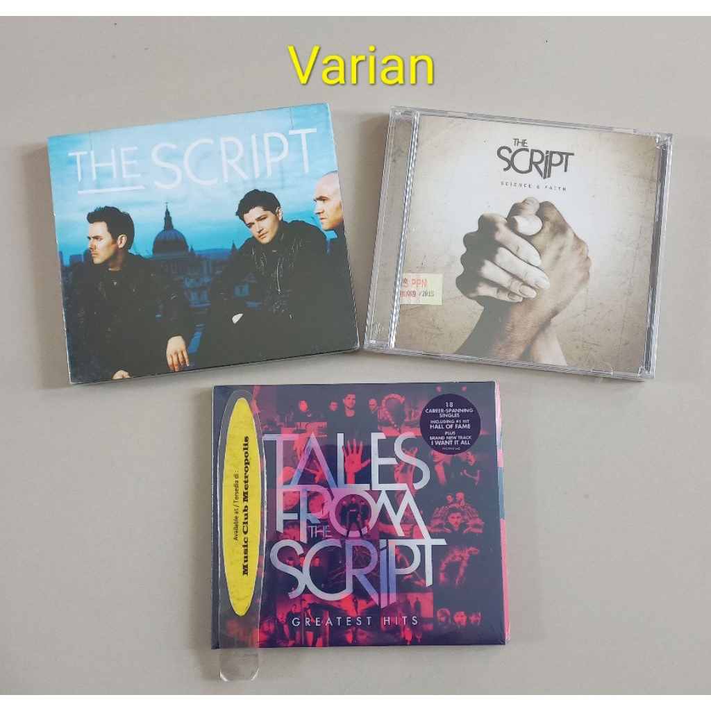 CD THE SCRIPT - THE SCRIPT/SCIENCE & FAITH/GREATEST HITS IMPORTED SPECIAL PRICE