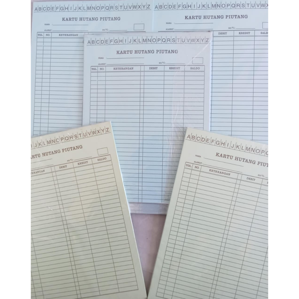 

KARTU HUTANG / PIUTANG BESAR WARNA (1 PACK 100 LEMBAR)