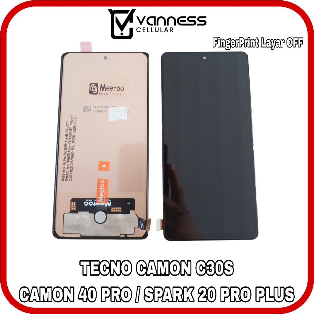 LCD TECNO CAMON 40 PRO / SPARK 20 PRO PLUS / CAMON C30S