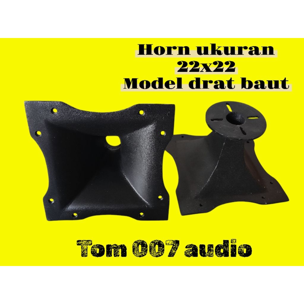 horn tweeter,horn tweeter ukuran 22x22,horn ukuran 22x22 bahan almunium