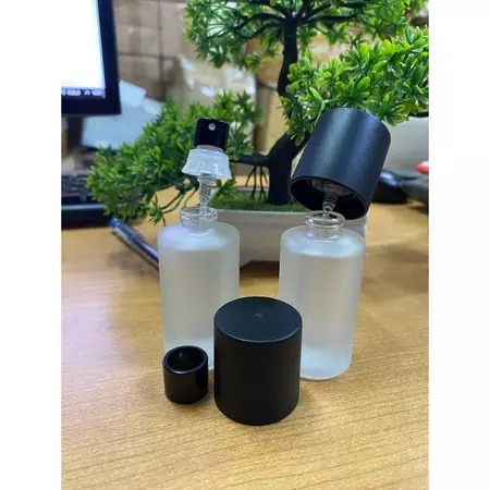 Botol Parfum CASA DOFF SEMI PRESS BLACK 20ML  (PERLUSIN)