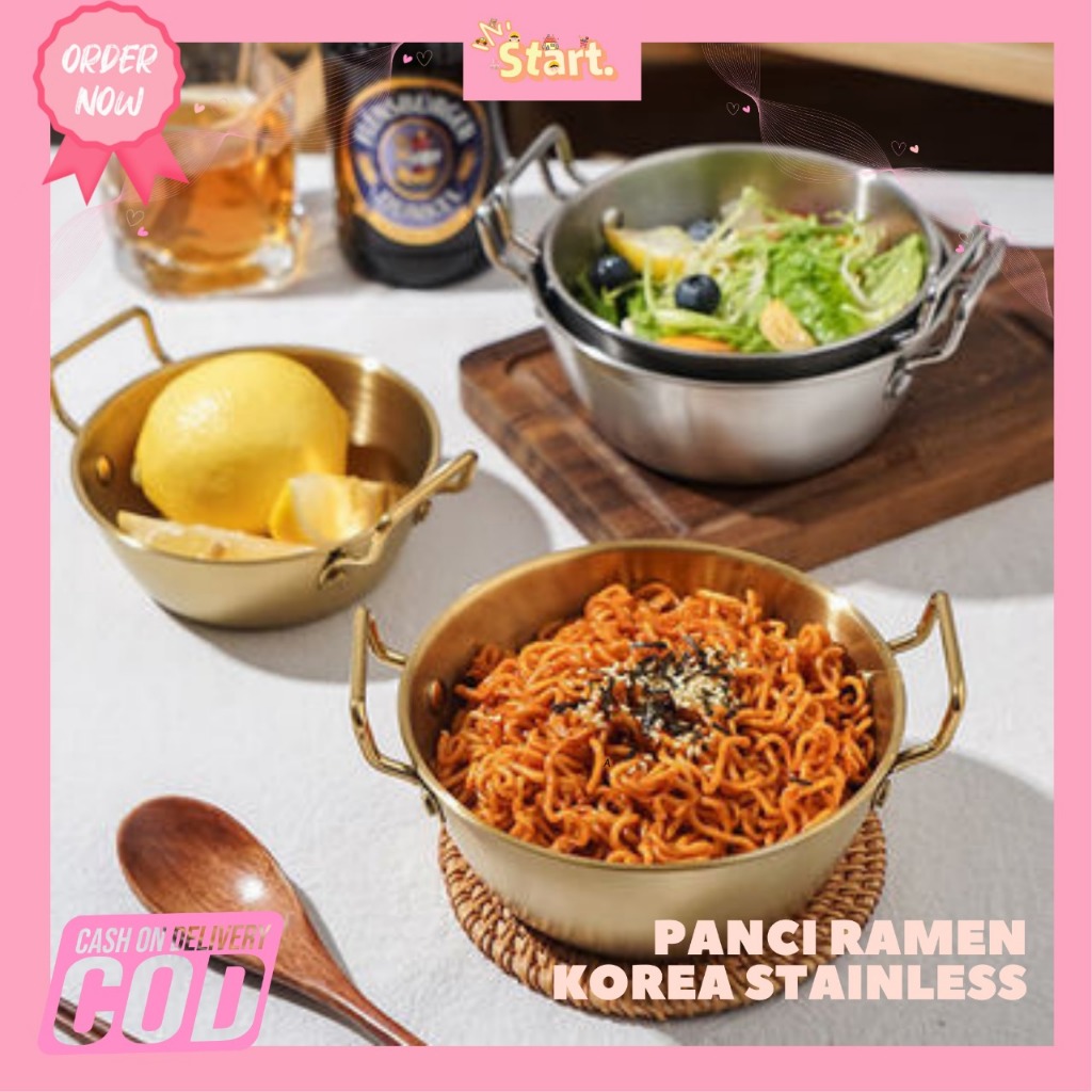 Start Point Panci Sup Tebal Stainless Steel / Panci Ramen/ Panci Rebus Mie Panci Sop Korea Premium
