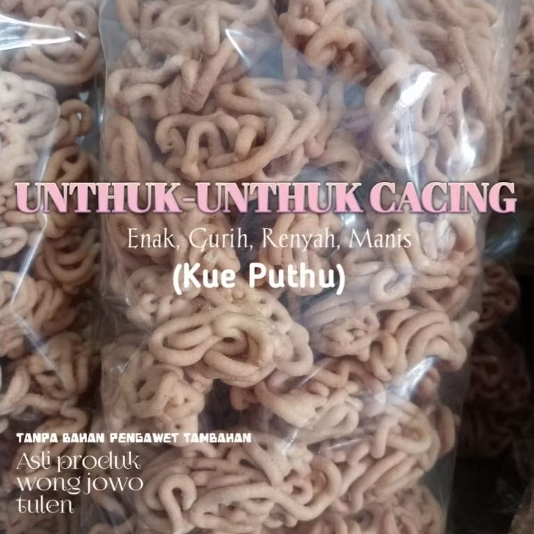 

Unthuk-Unthuk Cacing 250gr, 500gr, 1000gr || Khas Kebumen Camilan tanpa pemanis buatan | Enak, Renyah, Gurih, Lezat dan ada manisnya | Tanpa bahan pengawet