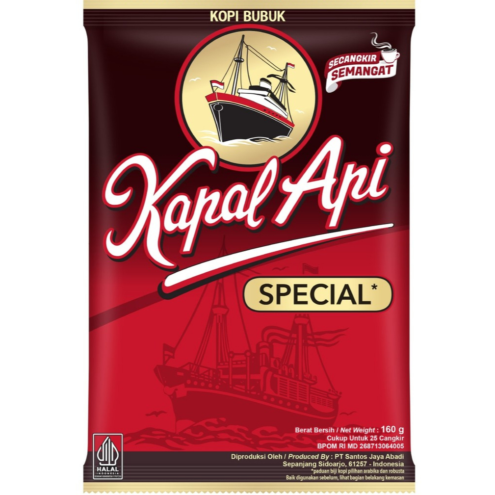 

BUBUK KAPAL API kemasan 160 g