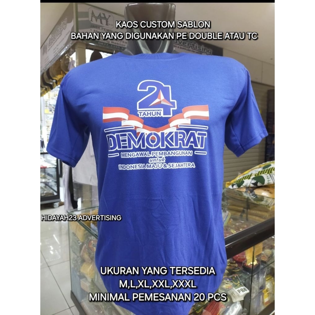 kaos partai custom kaos partai kaos tc custom