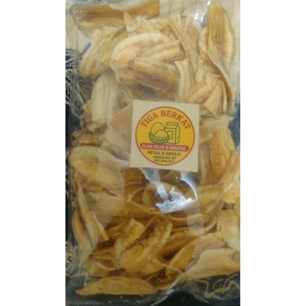 

Keripik pisang rasa asin 125 gram