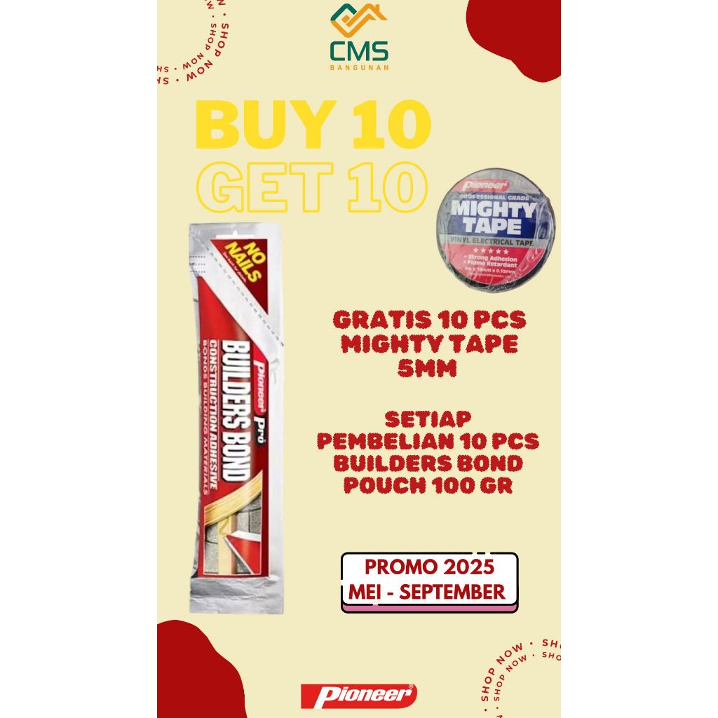 Lem serbaguna lem konstruksi lem kayu lem besi lem pengganti paku adhesive sealant PIONEER PRO BUILD