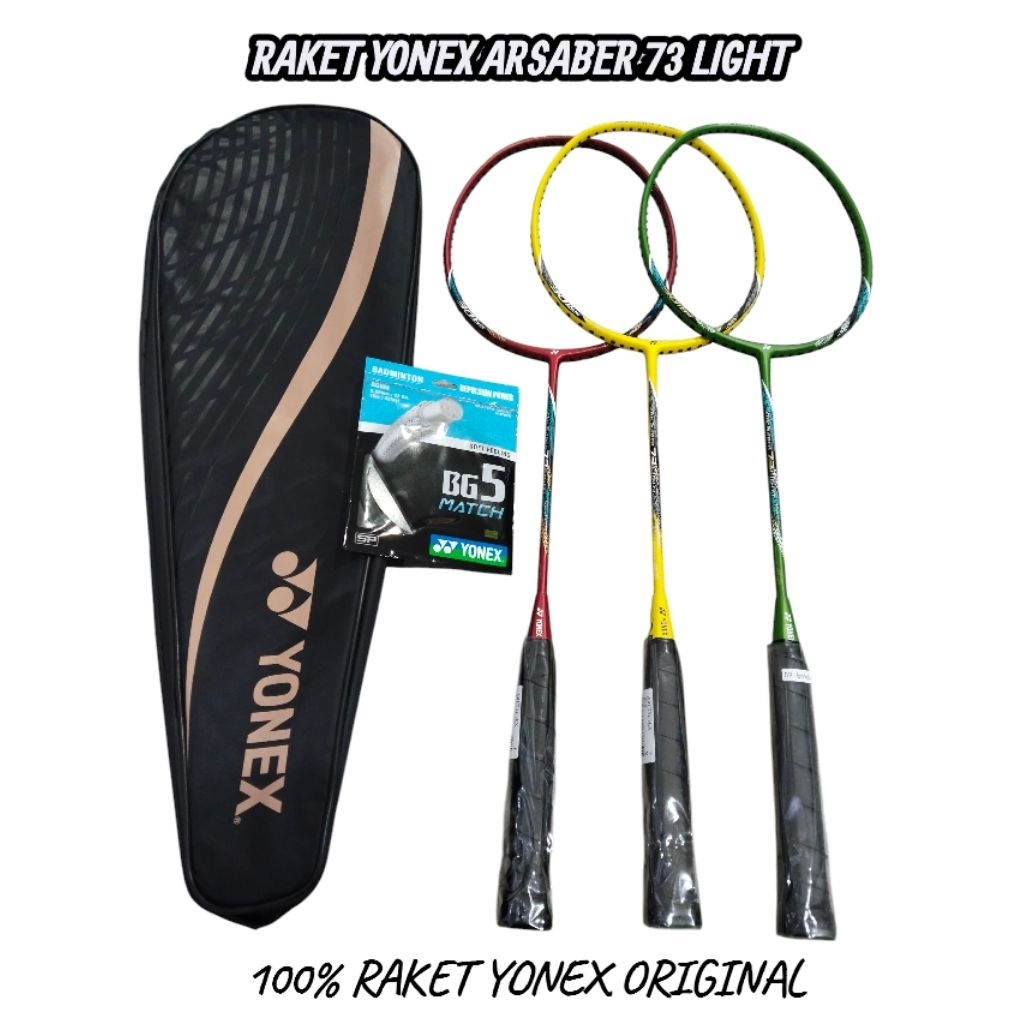 RAKET YONEX ARCSABER 73 LIGH 30 LBS 100% ORIGINAL
