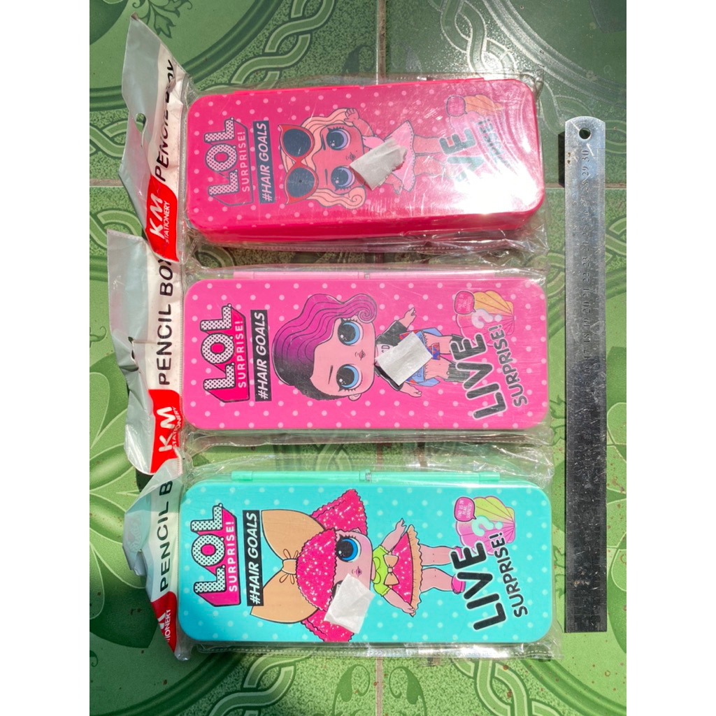 

ACC tempat / kotak pensil KM8896H LOL Hijab Avengers klik pencil case Stationery