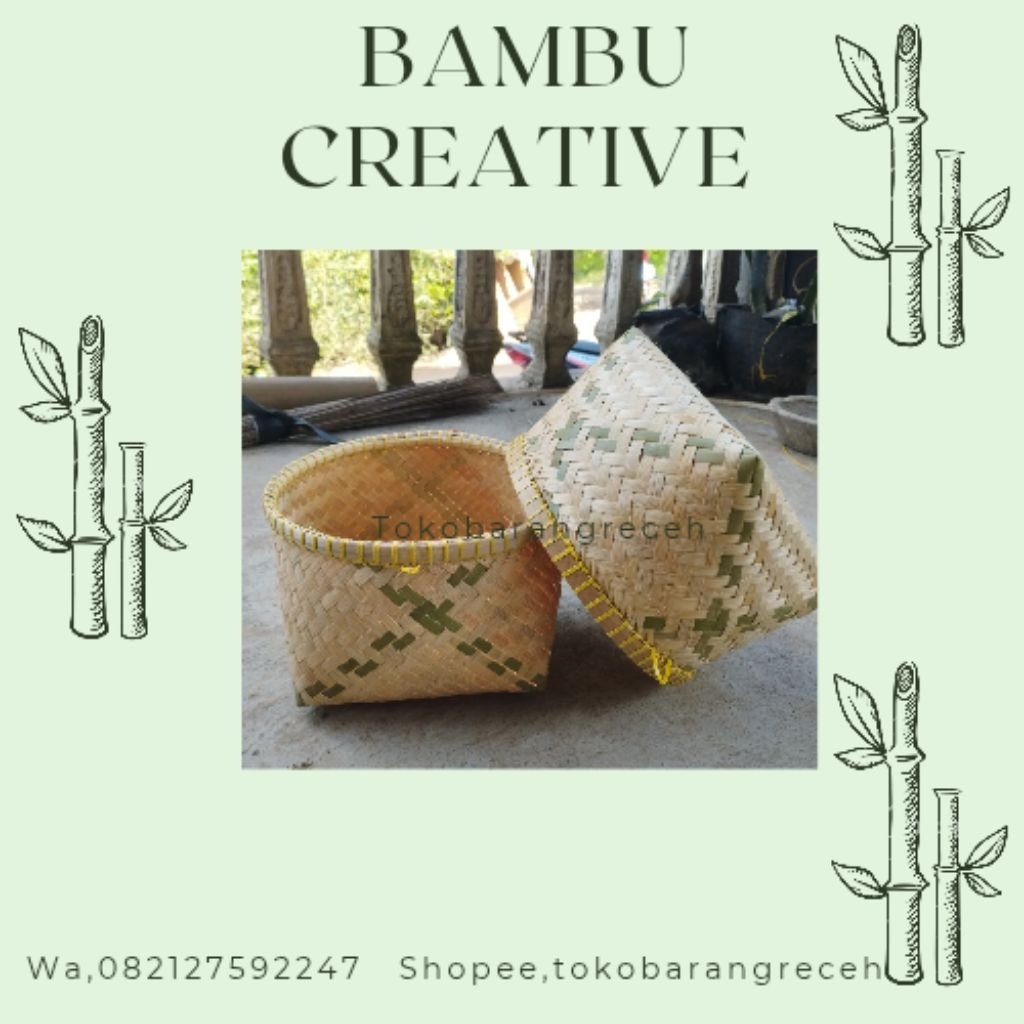 

DINGKUL KECIL/TOLOMONG wadah bumbu dari bambu