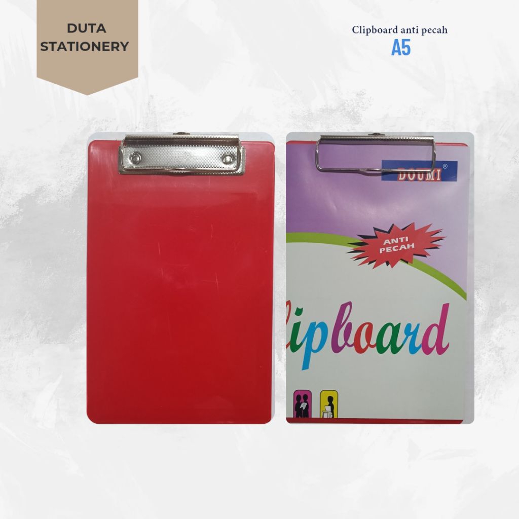 

CLIPBOARD ANTI PECAH A5 || PAPAN JALAN/PAPAN DADA