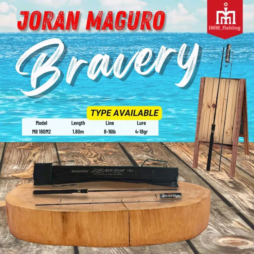 JORAN MAGURO BRAVERY | TONGKAT PANCING | FISHING ROD