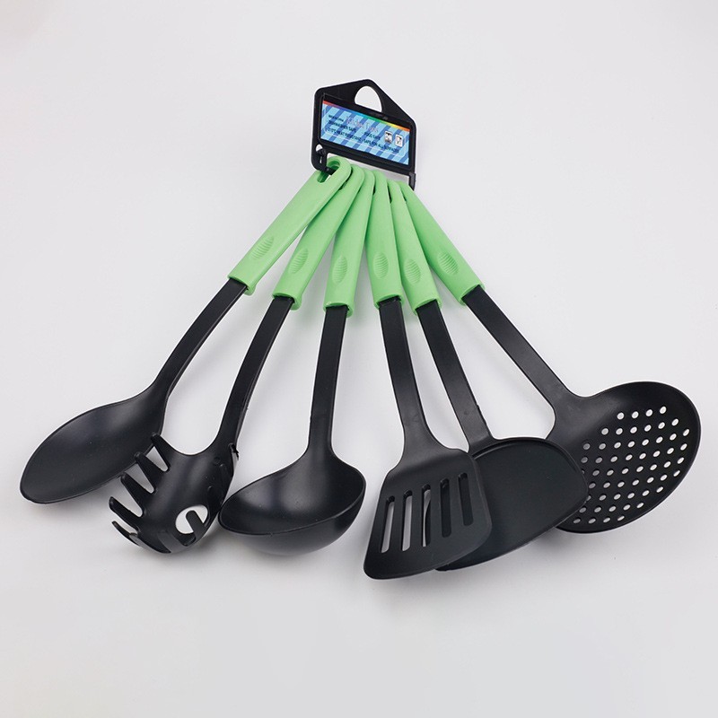 Spatula Set 6PCS Sutil Plastik Tahan Panas BPA FREE Lengkap Varian Warna 2983