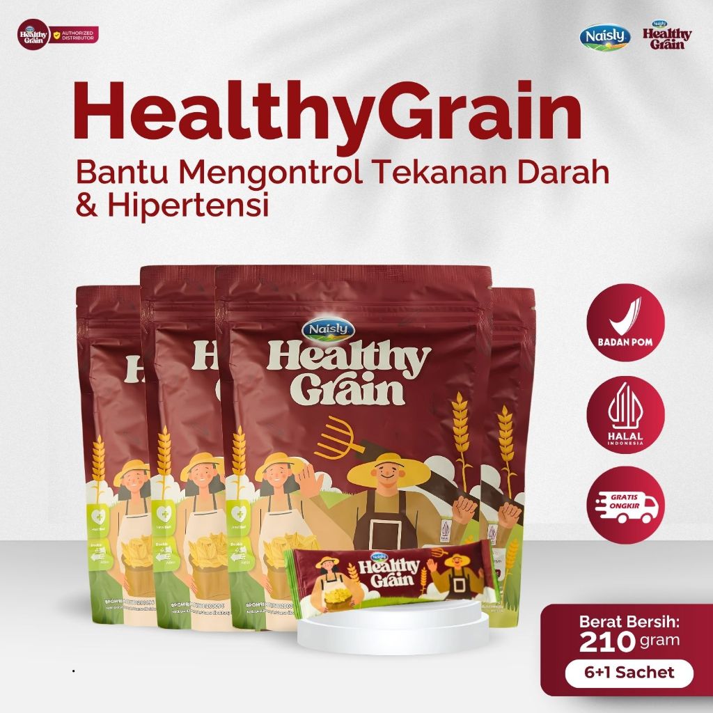 

HealthyGrain Multigrain Bantu Mencegah Darting (Hipertensi) 4 Pouch