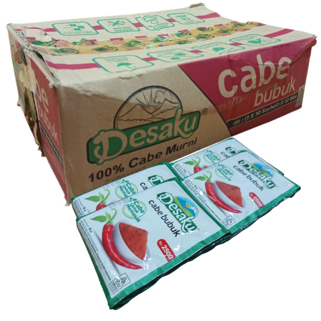 

1 DUS DESAKU CABE BUBUK 15G BUMBU INSTAN 12 PACK 120SACHET