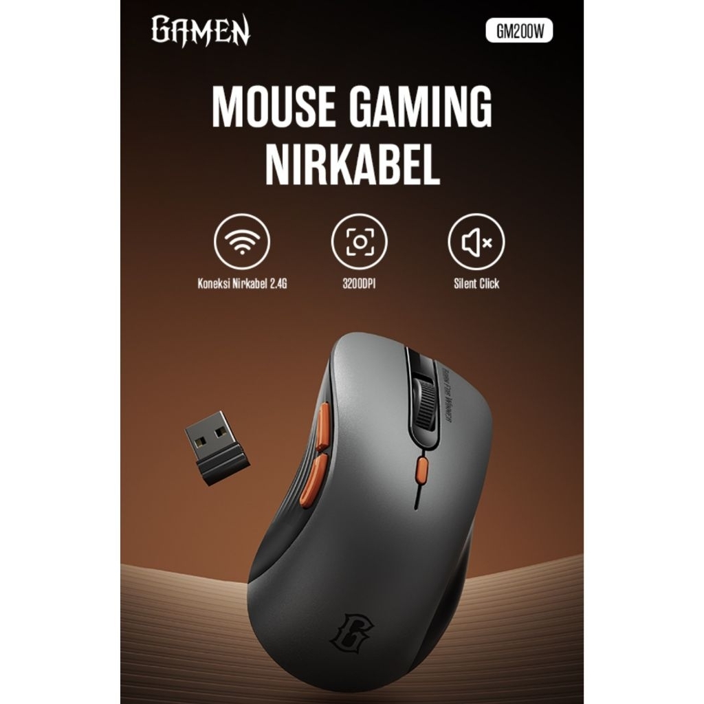 mouse wireless gamen gm200w
