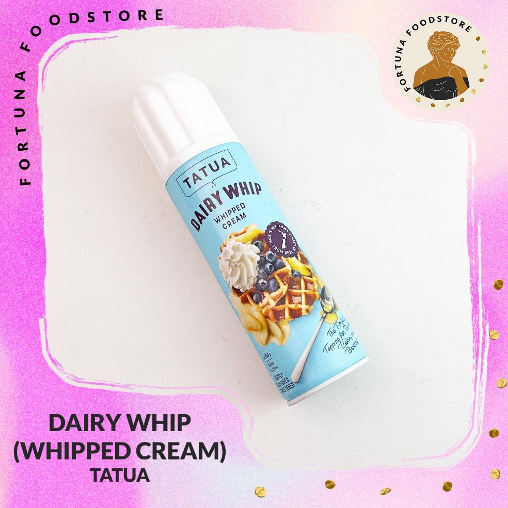 

Tatua Dairy Whip Whipped Cream Krim Susu Semprot 250gr