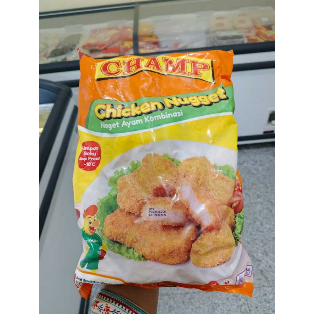 

Champ chicken nuget kombinasi 900g