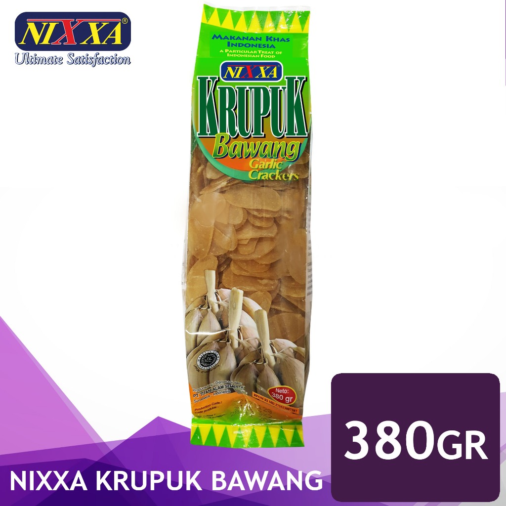 

Kerupuk Nixxa Bawang 380gr / Kerupuk PAG Shop / Kerupuk Nixxa Bawang / Kerupuk Bawang