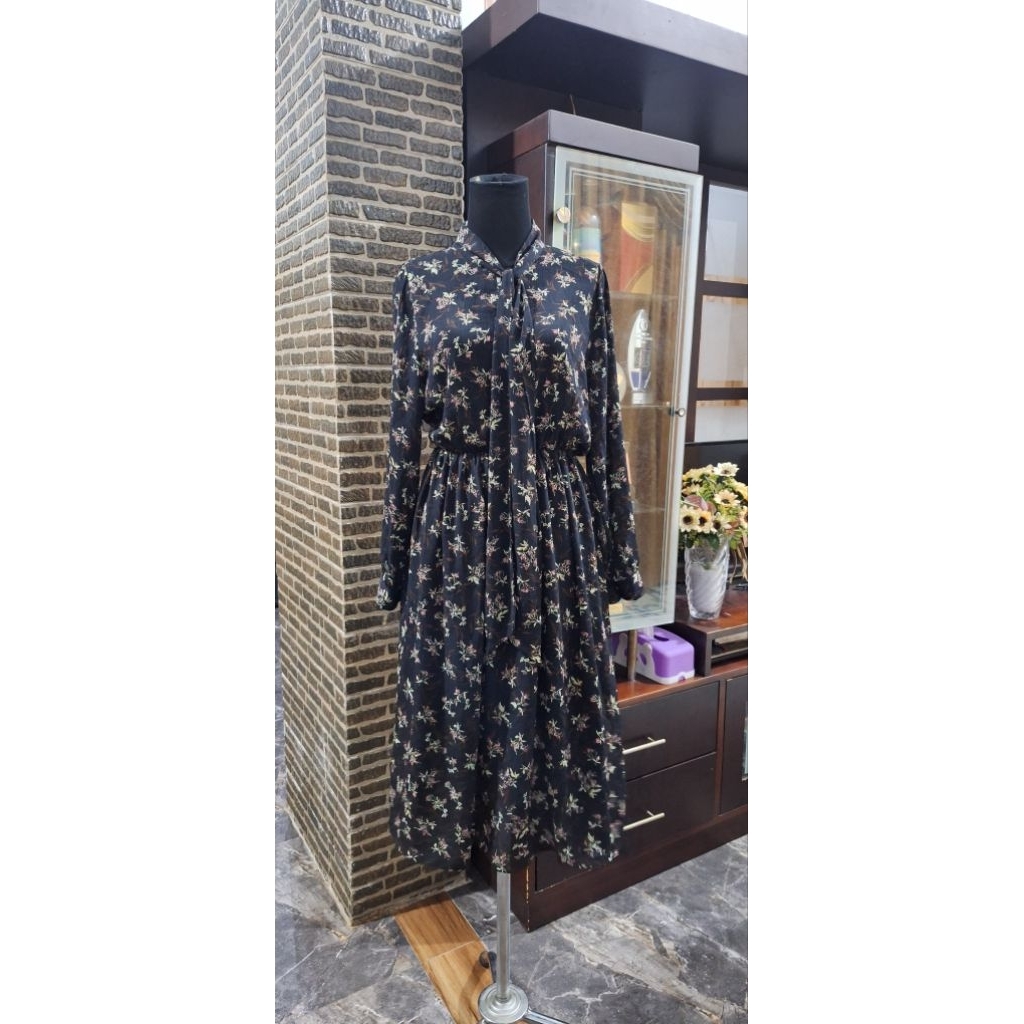 Dress sifon vintage/Dress sifon premium