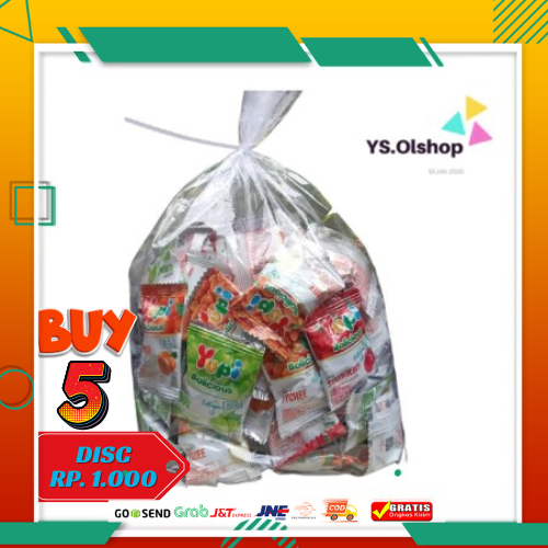 

Ready YUPI BOLICIOUS KILOAN RESELLER Strawberry / Blackberry / white Grape / Jeruk / Lychee