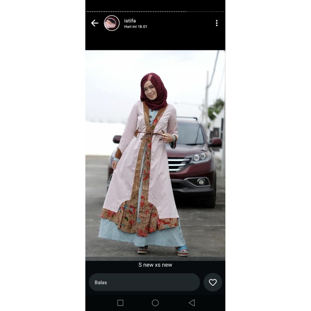 tuneeca batik size xs pl mulusss