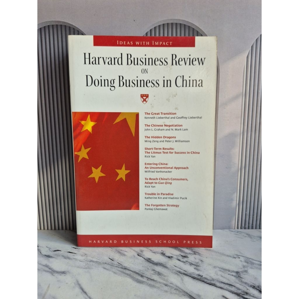 Buku Import Harvard Business Review on Doing Business in China Second Original