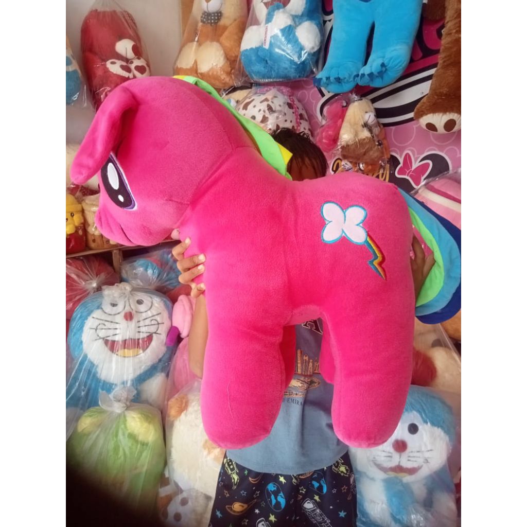 boneka kuda poni jumbo/kuda poni pink
