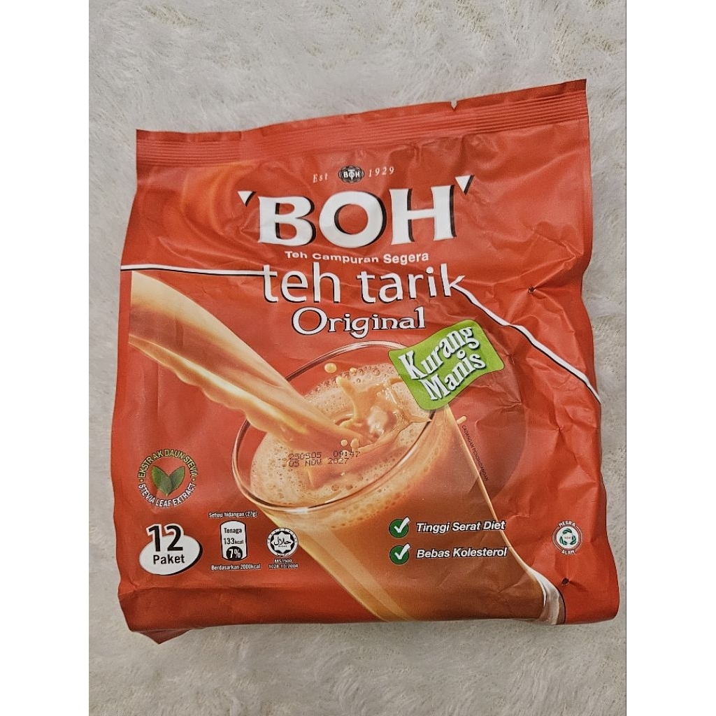 

Teh Tarik BOH Original 12 Sachet – Kurang Manis, Creamy & Nikmat