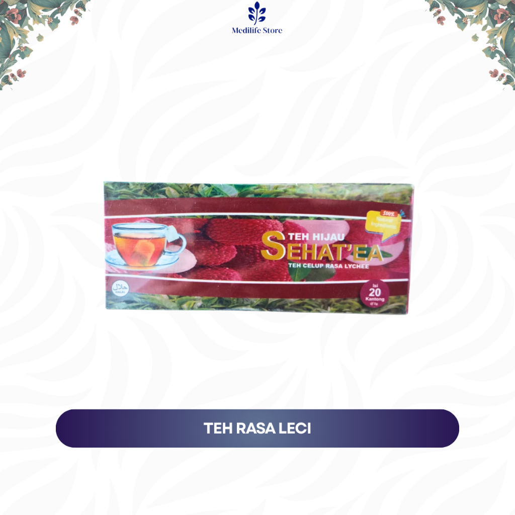 

Teh Hijau Sehat’ea Rasa Lychee – Isi 20 Kantong | Teh Alifa TehHijau SehatEa TehLychee HerbalTeh TehHijauAlifa TehSehatEA Teh20Kantong MinumanHerbal TehRasaLeci TehAlami SehatTeh