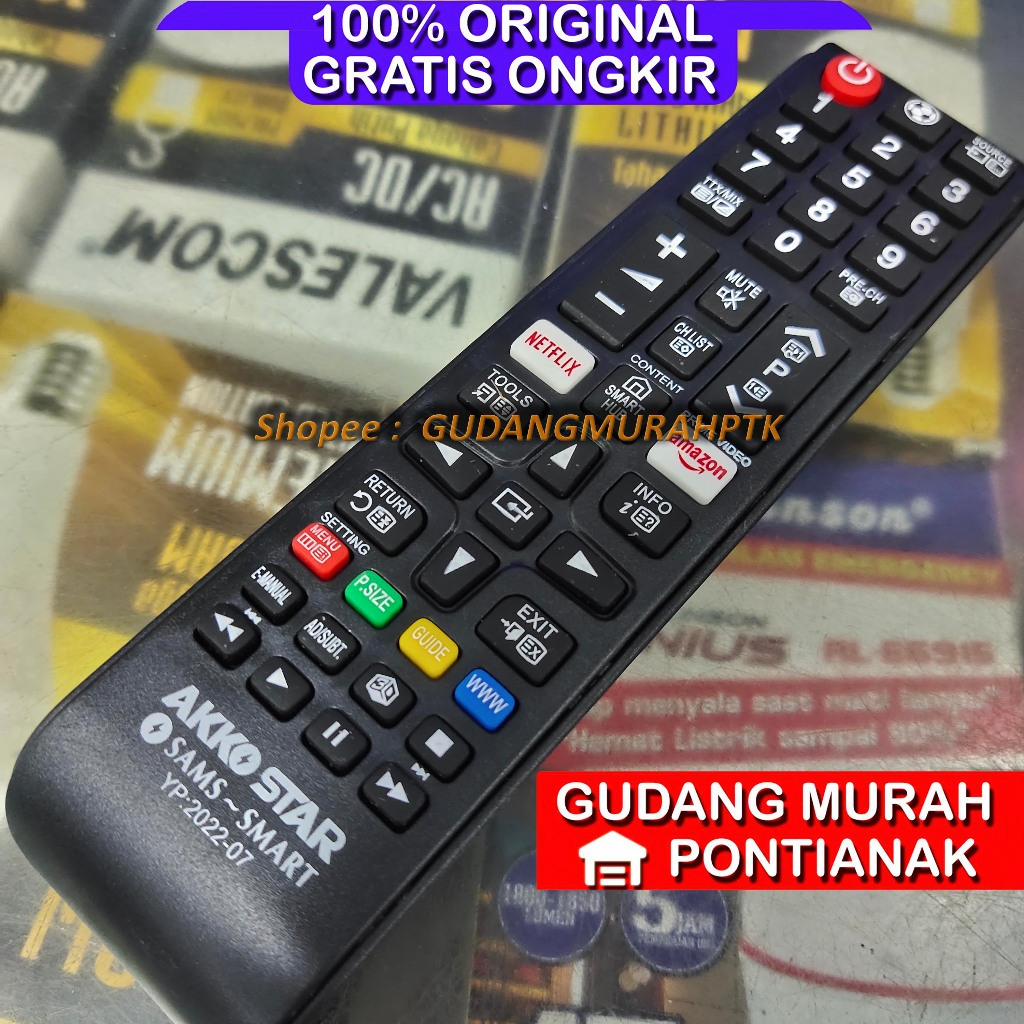 Remote SMART TV SAMSUNG AKKO LED LCD Android UHD EASY FULL HD DIGITAL NETFLIX YOUTUBE PLAYSTORE