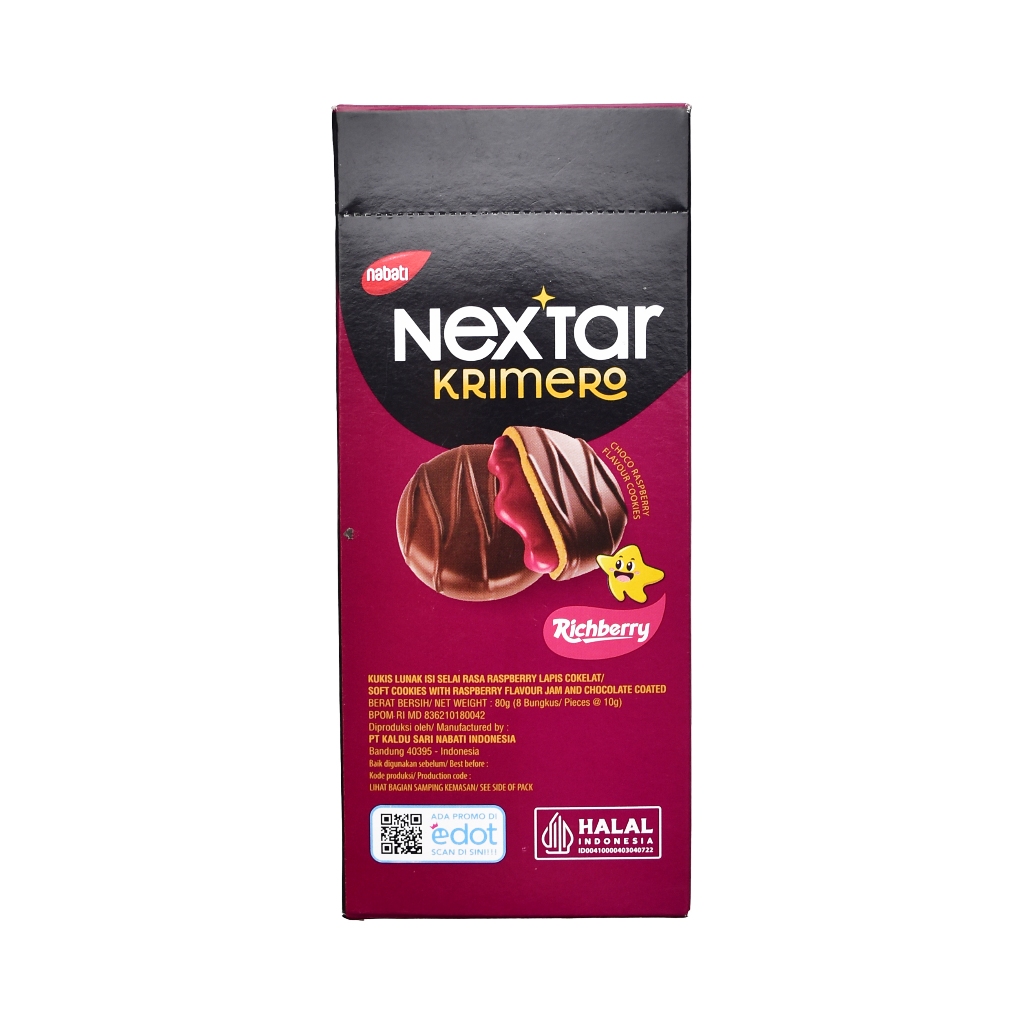 

NEXTAR KRIMERO RASA RICHBERRY ISI 8 PCS