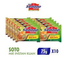 

SEDAAP MIE INSTAN RASA SOTO ISI 10 PCS